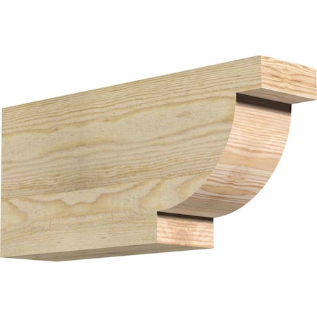 Ekena Millwork Alpine Rough Sawn Rafter Tail, Douglas Fir, 4"W x 8"H x 18"L RFT04X08X18ALP00RDF